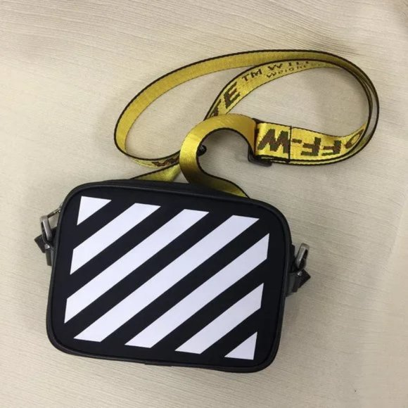 Off-White striped shoulder bag